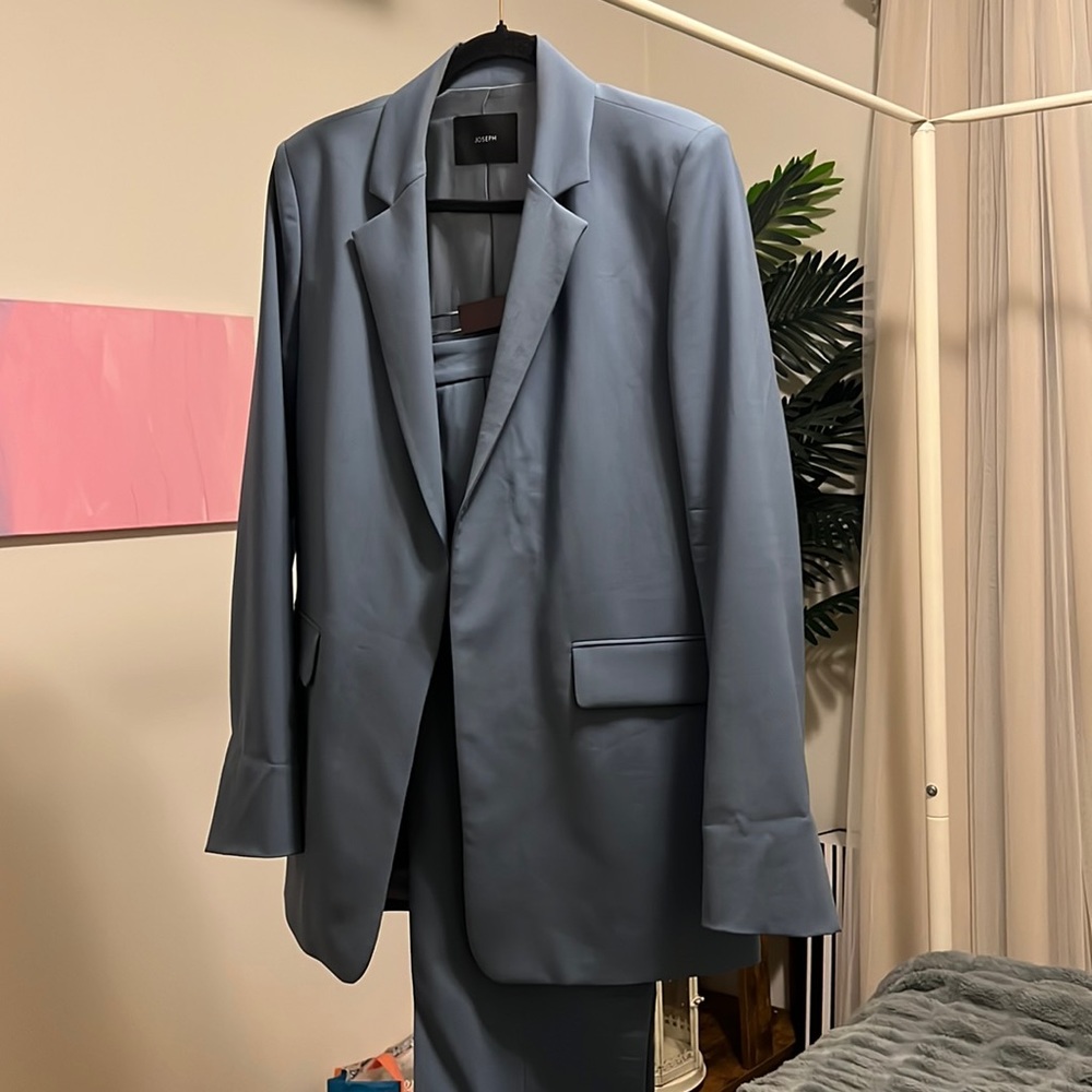Joseph steel blue suit set - jacket and pants